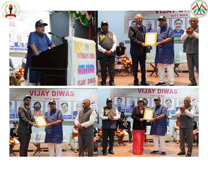 5th Edition Pride of Nation Awardees Felicitated by Mr. Nitin Gadkari