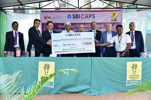 SBICAPS Joins Hands with APD to Provide Free Assistive Devices to 300 People with Special Needs in Bengaluru