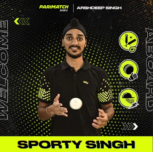 Parimatch Sports to be the Performance Partner for Rising T20 Star Arshdeep Singh