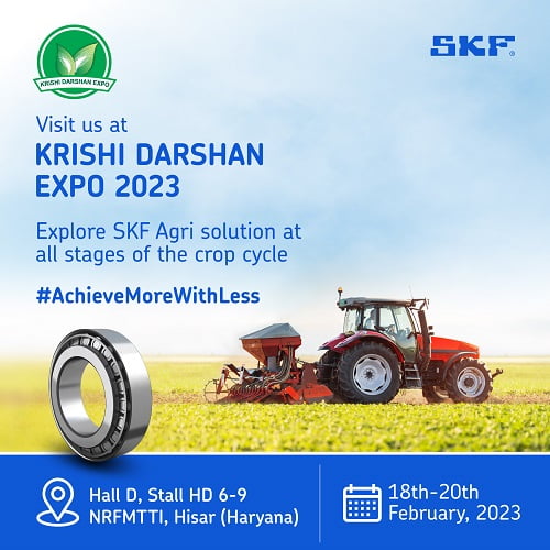 SKF Showcases Innovative Solutions at Krishi Darshan Expo 2023