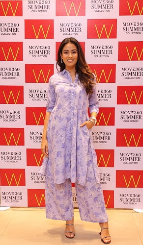 Leading Fashion Brand W Unveiled its Move360 Summer Collection with Fashionista Mira Kapoor