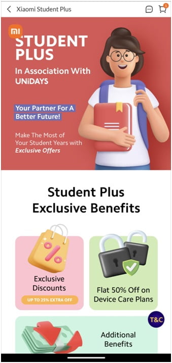 Xiaomi Partnership with UNiDAYS Pays Dividends as Students Flock for Discounts