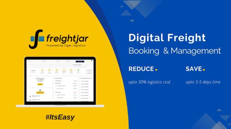 FreightJar - A Digital Platform for Freight Booking & Management Launched by Tiger Logistics