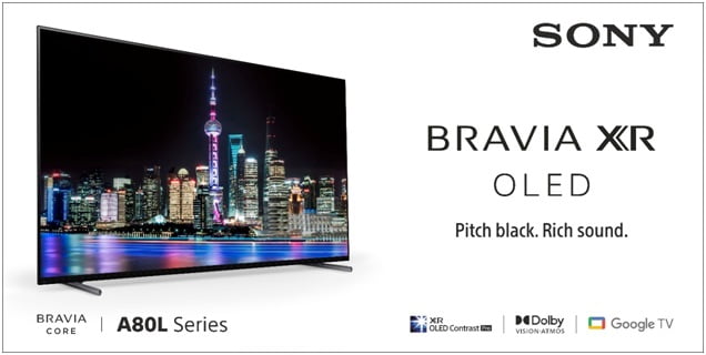 Sony Launches All New BRAVIA XR A80L OLED Series for a New Dimension of Ultimate Picture and Sound