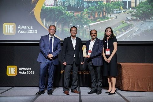 Manipal Academy of Higher Education Bags Prestigious Technological or Digital Innovation of the Year Award at THE Awards Asia 2023