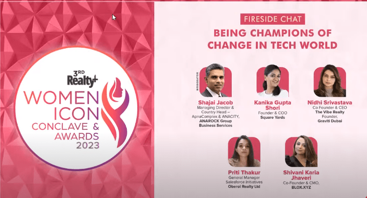 Blox Co-founder and CMO Shivani Karia Jhaveri Attends Realty+ Women Icon Conclave and Awards 2023