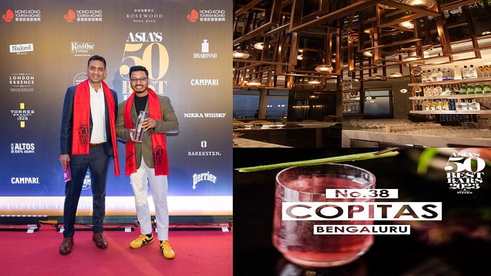 Copitas, Four Seasons Hotel Bengaluru Wins Second Listing on Asia's Best Bars