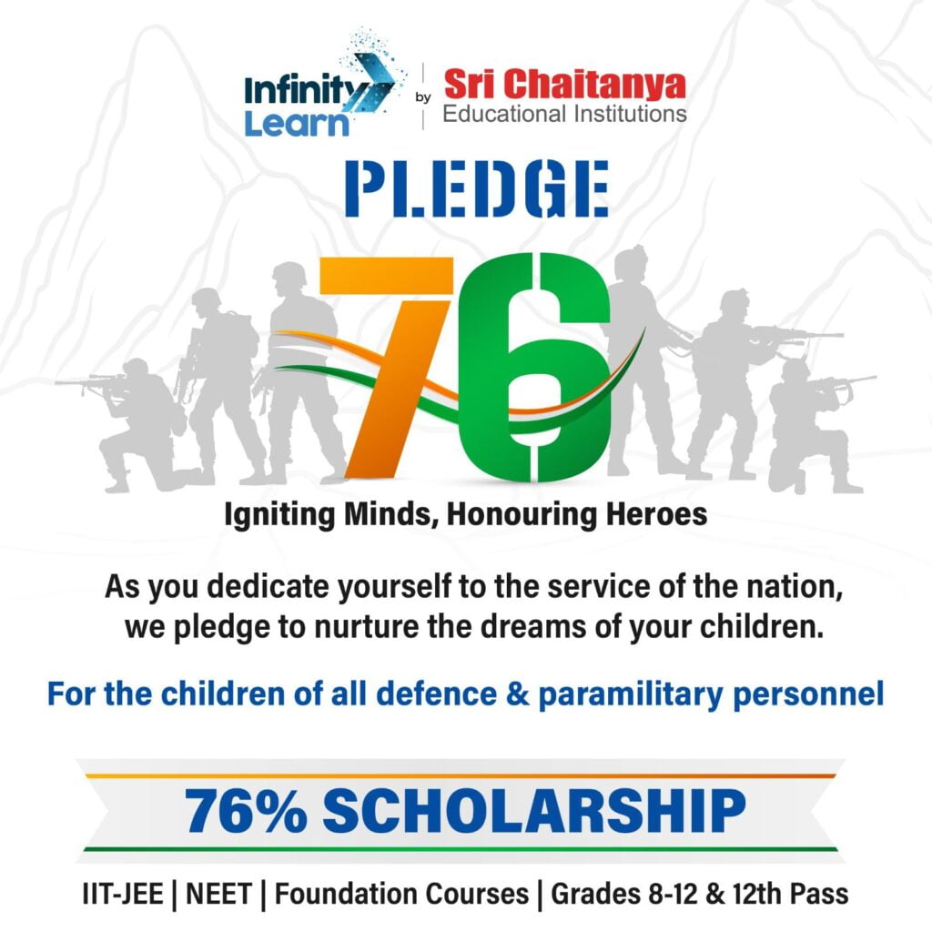 Igniting Minds and Saluting Bravery: Infinity Learn's Pledge 76 Campaign