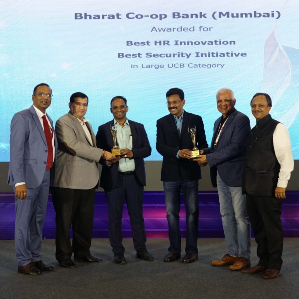 Bharat Co-Operative Bank (Mumbai) Ltd. Wins the Prestigious "Best HR Management Award" at the 17th ANCBS by NAFCUB and Banking Frontiers