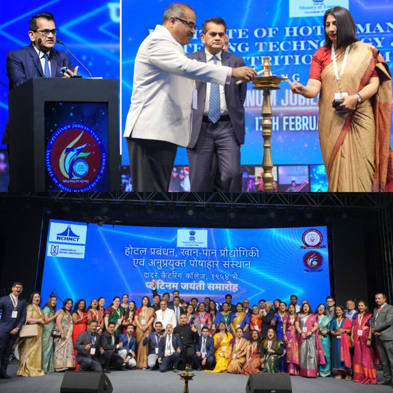 Amitabh Kant Foresees a Bright, Bold, and Broad Future for the Hospitality Sector at IHM Mumbai's Platinum Jubilee Celebration