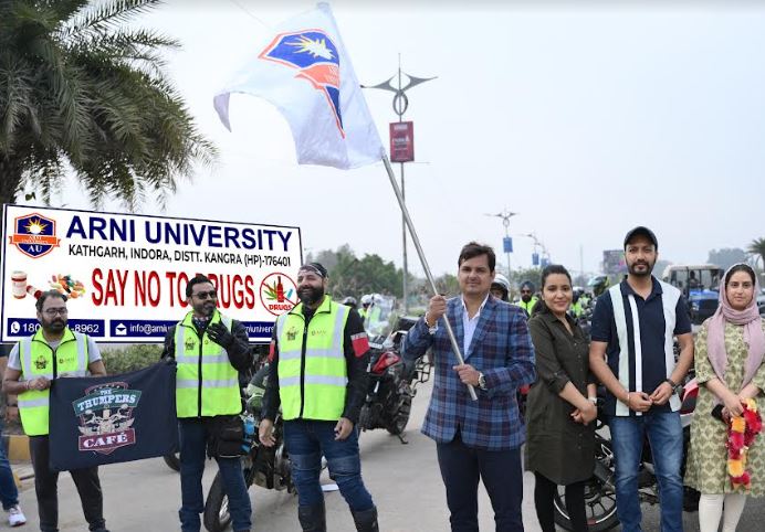 Arni University's Two-Day Bike Rally Passes on Strong Messages - 'Say NO to Drugs' and Empower Women