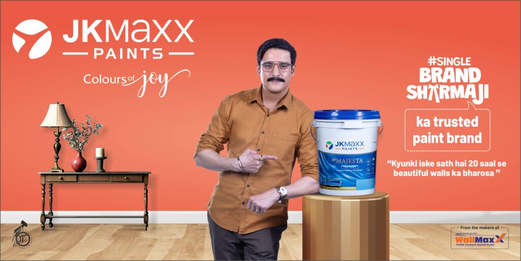 JK Maxx Paints Launches #SingleBrandSharmaJi Campaign Reinforcing Commitment to Home Beautification