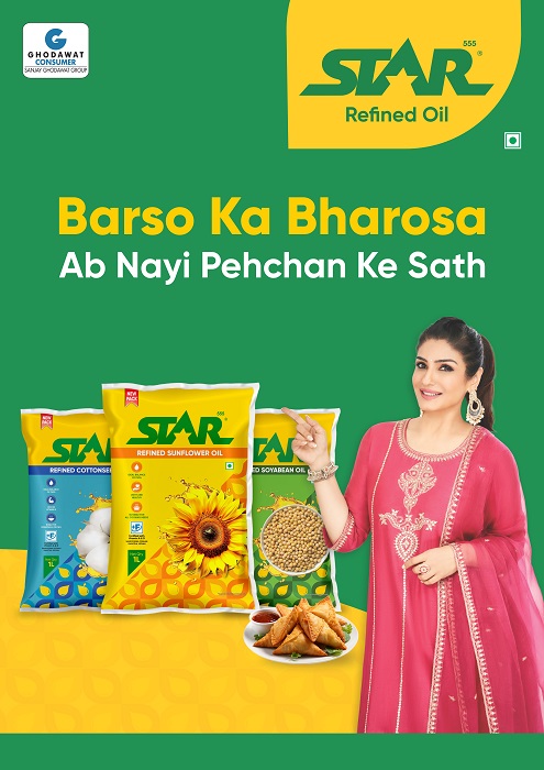 Ghodawat Consumer Announces Raveena Tandon as Brand Ambassador for "Star Brand"