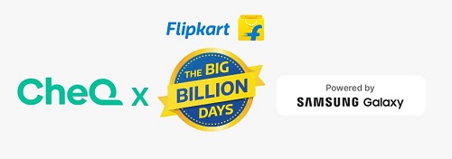 CheQ Joins Hands with Flipkart for its Flagship Big Billion Days Sale: Unlock Extra Savings with Every Purchase