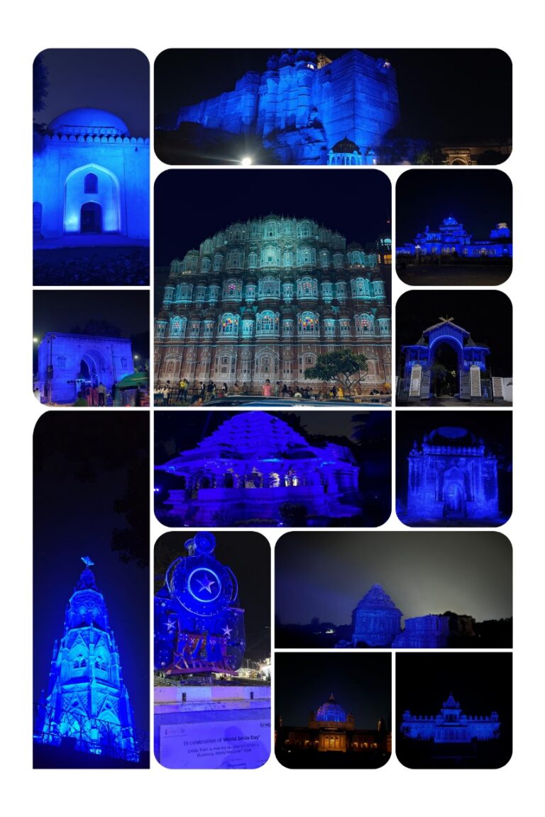 Iconic Monuments in India Turned Blue on October 4, in Support of Smile Train's Guinness World Records™ Attempt for World Smile Day