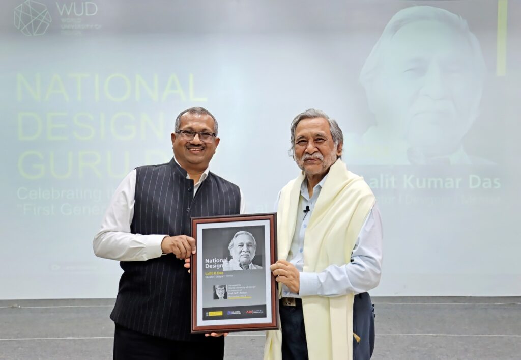 World University of Design Honors Prof. Lalit Kumar Das with the 2024 "Design Guru" Award