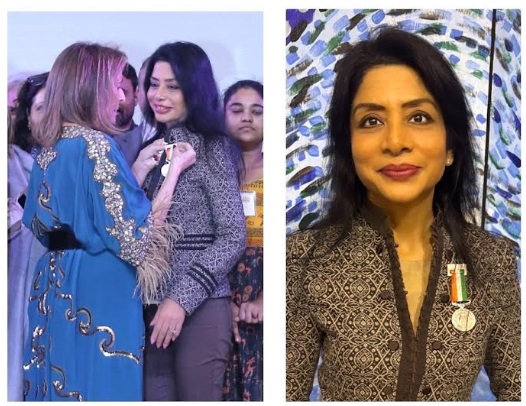 Indrani Mukerjea Honored with the Rex Karmaveer Global Fellowship & Karamveer Chakra Award by iCONGO in Partnership with UN