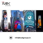 India to New York: Launch Your Brand at Premium Times Square Billboard Displays with Tusk Groups