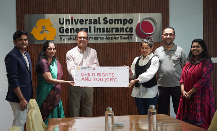 Universal Sompo General Insurance Collaborates with CRY to Empower Education for Marginalized Communities in Andhra Pradesh