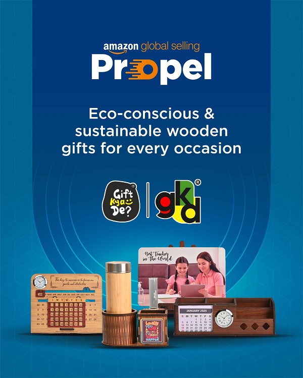 Eco-Friendly Gifting Revolution: 'Gift Kya De' Among 54 Start-ups Selected for Amazon Propel Season 4 from 900+ D2C Brands Across India