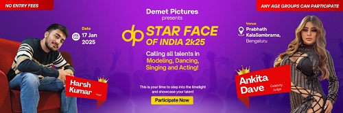 Demet Pictures Presents Star Face of India 2025: Unleashing the Stars Within