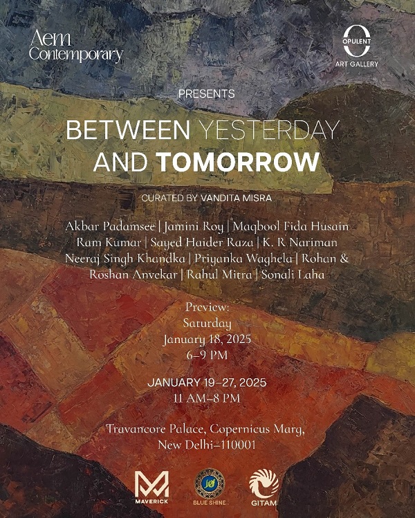 Aem Contemporary Presents Between Yesterday and Tomorrow Exhibition Curated by Vandita Misra