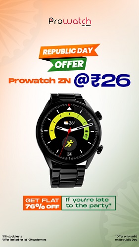 Prowatch and Probuds Slash Prices for Republic Day - Grab at Rs  26