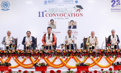 "India Will Be Restored As A Global Power", Says Dharmendra Pradhan, Education Minister at SGT University's 11th Convocation Ceremony