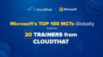 Microsoft Announces Its Global List of Top 100 MCTs: Indian Company CloudThat Dominates with 20 Trainers in Top 100