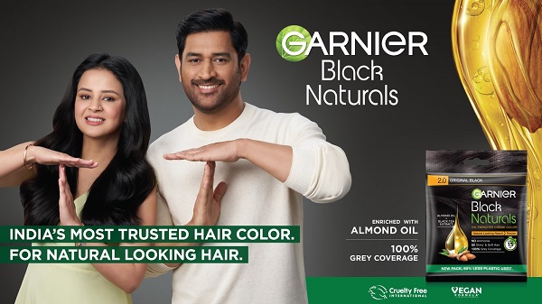 Garnier Black Naturals Teams up with MS Dhoni and Sakshi Singh Dhoni to Build the New Symbol of 'T'rust