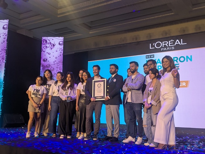 L'Oréal Paris Hyaluron Pure sets Guinness World Record with 'Free Your Hair' Campaign