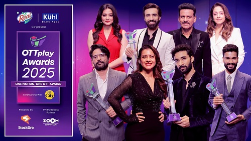 OTTplay Awards 2025: Manoj Bajpayee, Jaideep Ahlawat, Kajol and Jyotika, Shine at a Star-studded Celebration of India's OTT Excellence