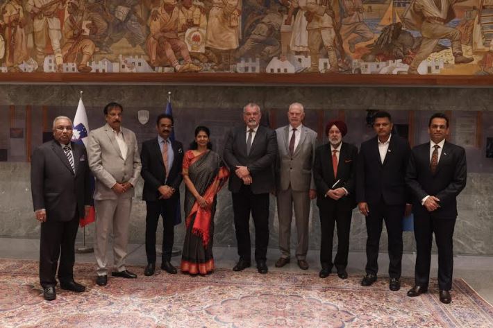 Hon'ble MP Dr. Ashok Kumar Mittal Highlights India's Commitment to Global Cooperation and Anti-Terrorism During Slovenia Visit