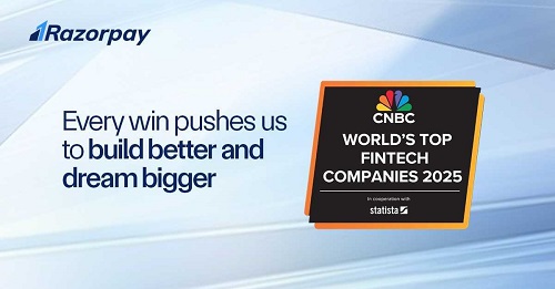 Razorpay Named Among World's Top Fintech Innovators 2025 by CNBC and Statista