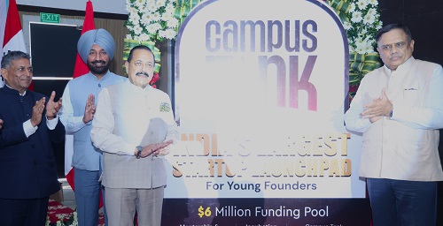 Union Minister Dr Jitendra Singh Launches Chandigarh University's 'Campus Tank', India's Largest University Startup Launchpad