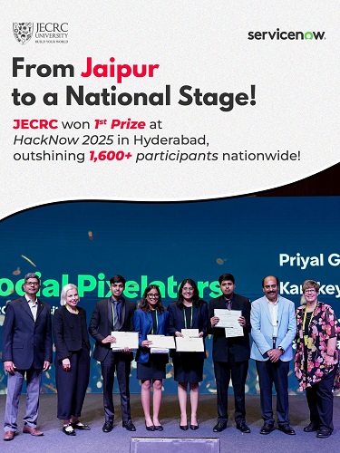 Innovation Just Found its New Address - JECRC University, Jaipur