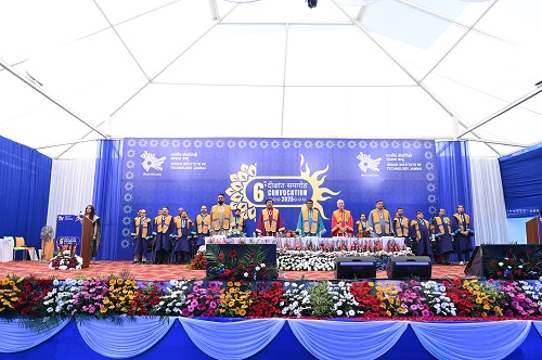 IIT Jammu's 6th Convocation Marks a Milestone: 386 Degrees Awarded, 'Trishunya' Sculpture Unveiled