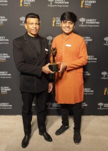 Bihari Winner of USD 100,000 Global Student Prize Returns Home, Calls for an "Entrepreneurship Revolution" to Empower India&apos;s Underserved Youth