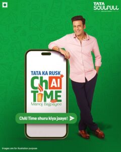 Tata Soulfull Revolutionizes Tea-Time with No Maida Rusk and WhatsApp-Powered Celebrity Bot Campaign Featuring Manoj Bajpayee