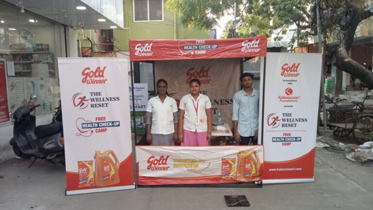 Over 2,500 Beneficiaries Reached through Kaleesuwari's Free Health Camps across Tamil Nadu