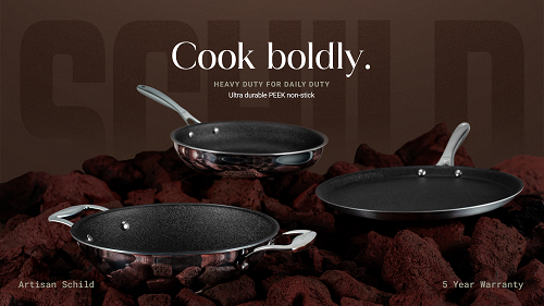 Stahl Launches Artisan Schild: India&apos;s Safest No-Scratch Non-Stick Range Reinforced with PEEK Technology