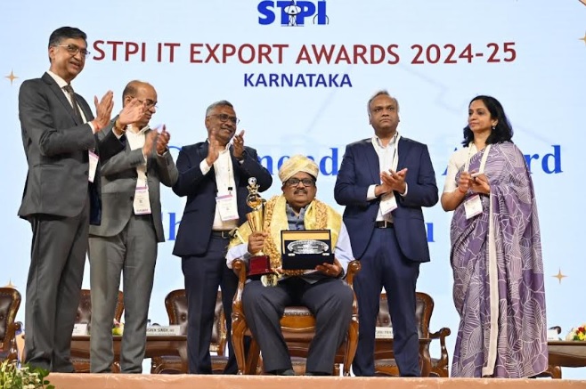 B.V. Naidu Honoured with the First STPI Commendation Award for Outstanding Contributions to India&apos;s Technology & Innovation Ecosystem