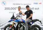 TVS Motor Company & BMW Motorrad Surpass 2 Lakh Units Milestone in Strategic Partnership