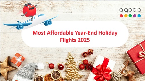 Agoda Reveals India's Most Affordable Year-End Flight Routes for Holiday Travelers