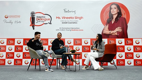 Galgotias University Hosts Inspiring Galgotias Dialogue Series Featuring Vineeta Singh, Founder & CEO, SUGAR Cosmetics