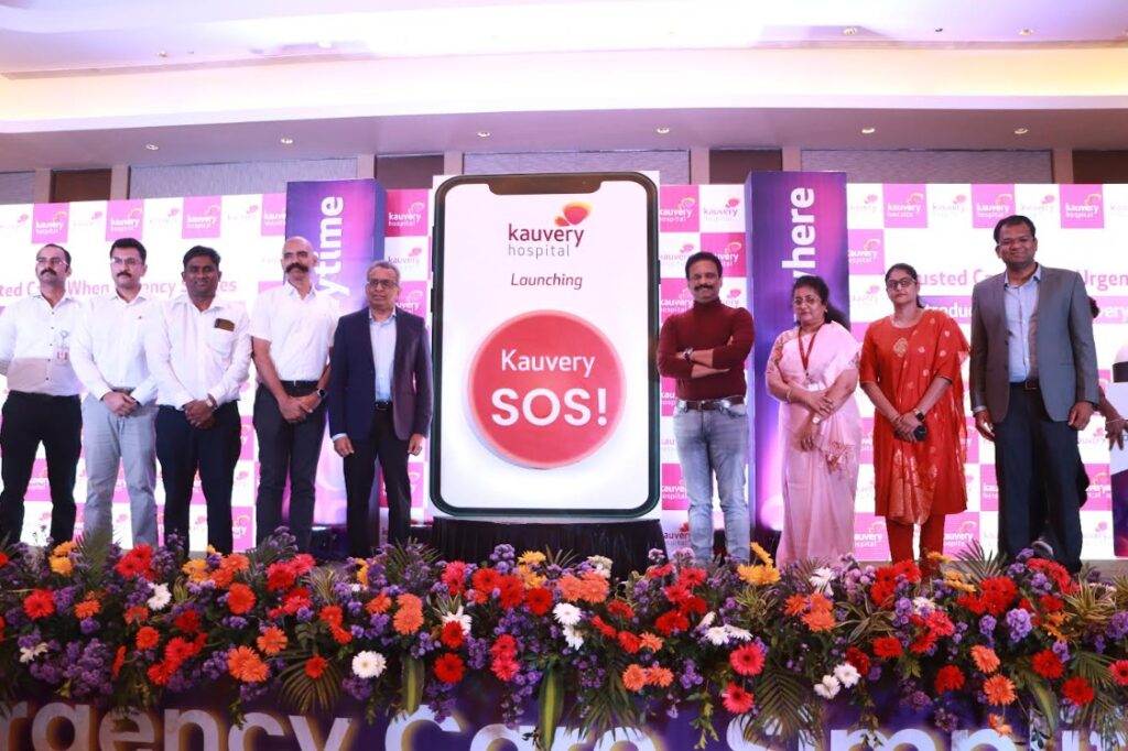 Kauvery Hospital Launches One-Tap 'SOS' Feature on Kauvery KARE App to Deliver Faster Emergency Care