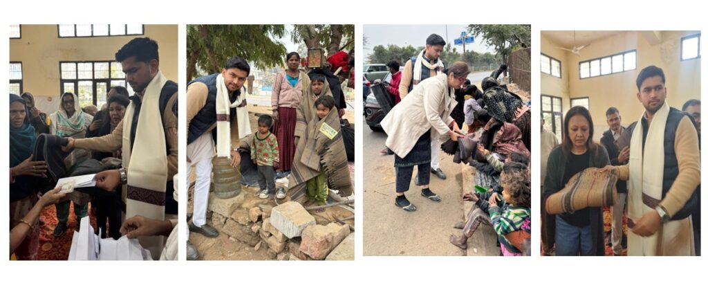 Councillor Kunal Yadav Partners with Nanhi Veena Women's Welfare Foundation to Provide Winter Relief in Gurugram