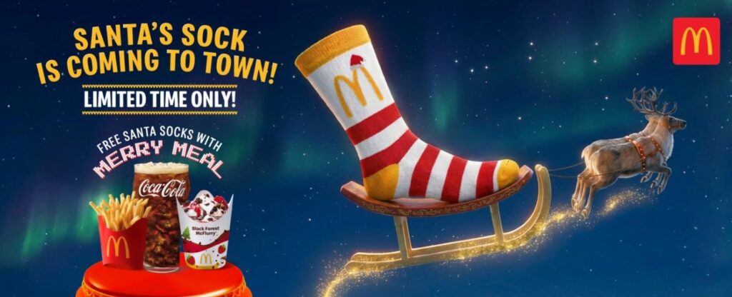 McDonald's Merry Meal's Socks Sparked Festive FOMO