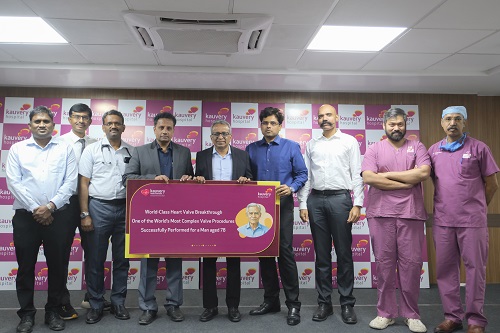 Kauvery Hospital, Alwarpet Performs One of the World's First TAVR-in-TAVR-in SAVR with Bioprosthetic Valve Fracture in 78-Year-Old