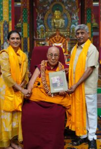 His Holiness The Dalai Lama Launches Ekya School's Book on Inquiry Based Education